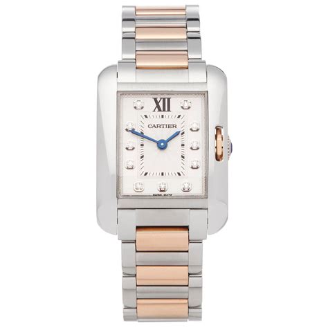 cartier 3485|Authentic Used Cartier Tank Anglaise 3485 Watch (10.